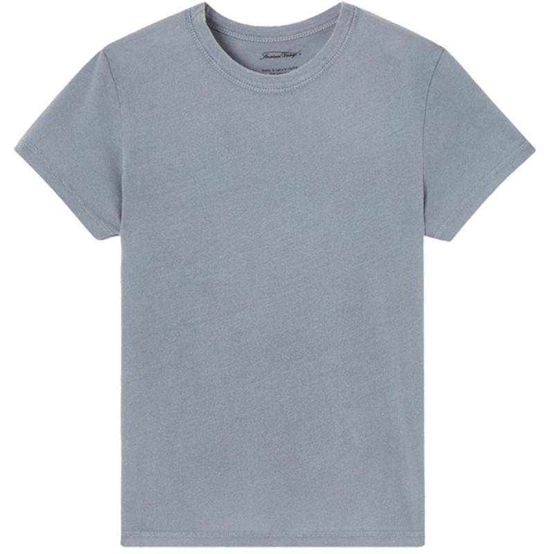 American Vintage T-Shirt Devon Vintage Blue Grey - Str. 11 år American Vintage
