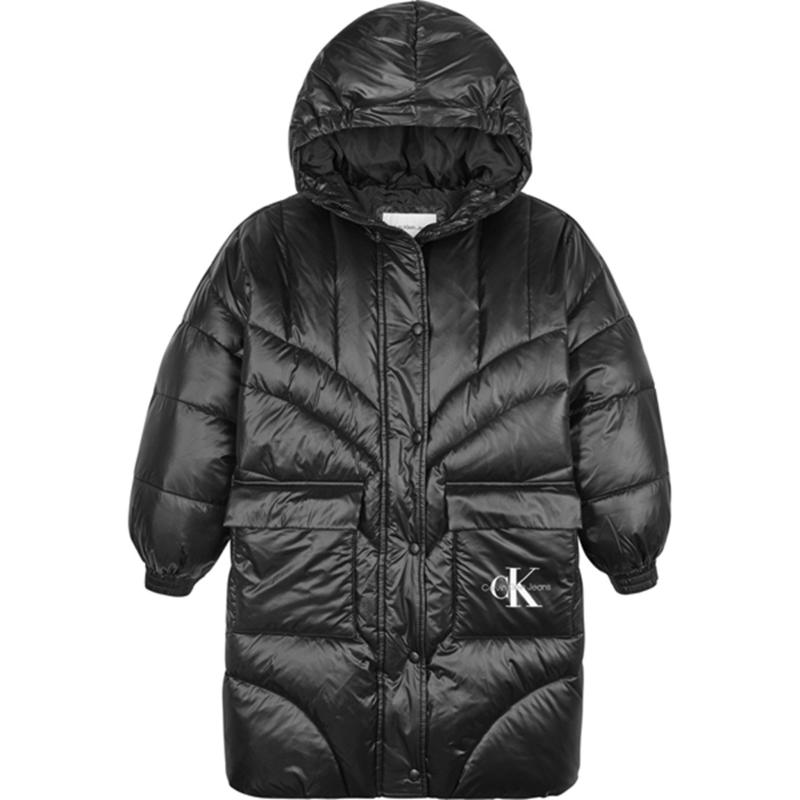 Calvin Klein Oversized Duvet Padded frakke Ck Black - Str. 14 år Calvin Klein