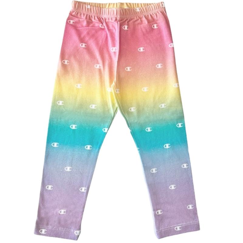 Champion White/Allover Leggings - Str. XL/13-14 år Champion