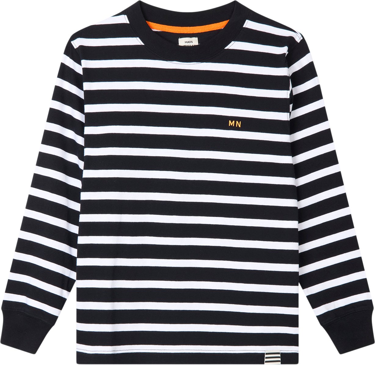 Cotton Jersey Stripe Carlito Tee LS Mads Nørgaard - Copenhagen