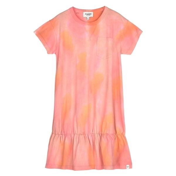 Finger In The Nose Patti Rainbow Tie & Dye Oversized Kjole - Str. 3XL/12-13 år Finger In The Nose