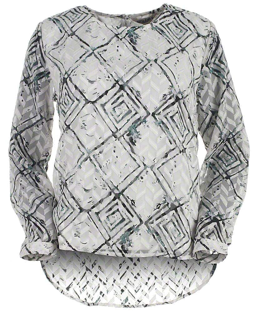 Garcia chiffon bluse l/s