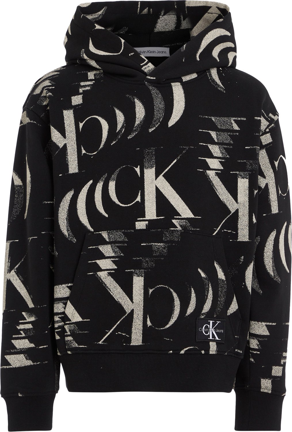 Hoodie With Monogram Logo Calvin Klein