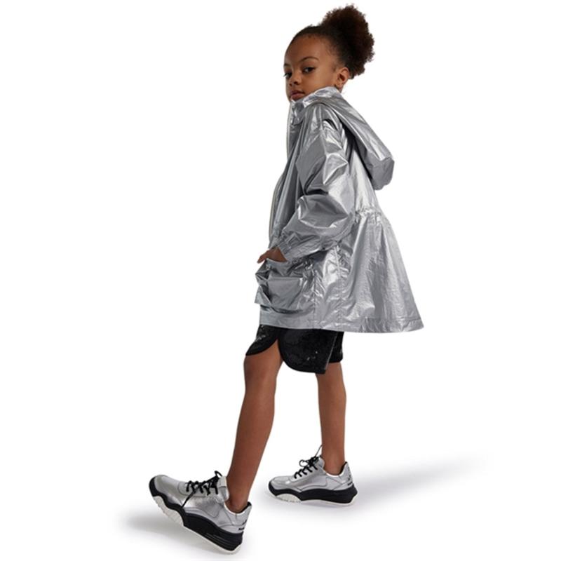 Little Marc Jacobs Light Grey Hooded Windbreaker - Str. 12 år Marc Jacobs