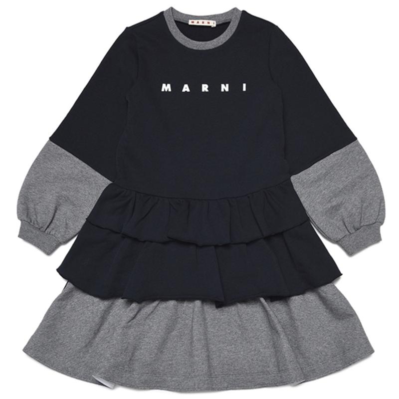 Marni Navy Blue Kjole - Str. 12 år Marni