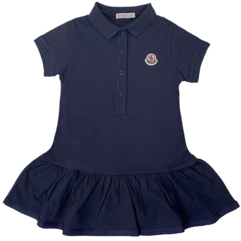 Moncler Kjole Polo Navy - Str. 12 år Moncler