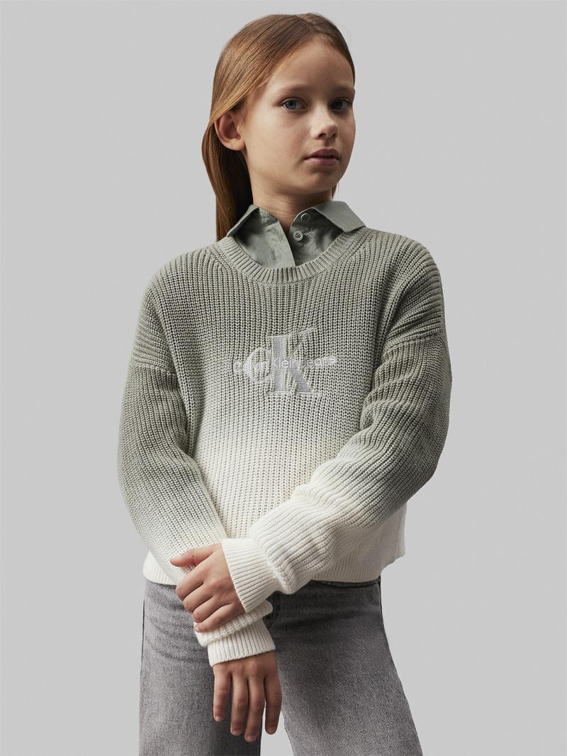 Monogram Gradient Sweater Calvin Klein