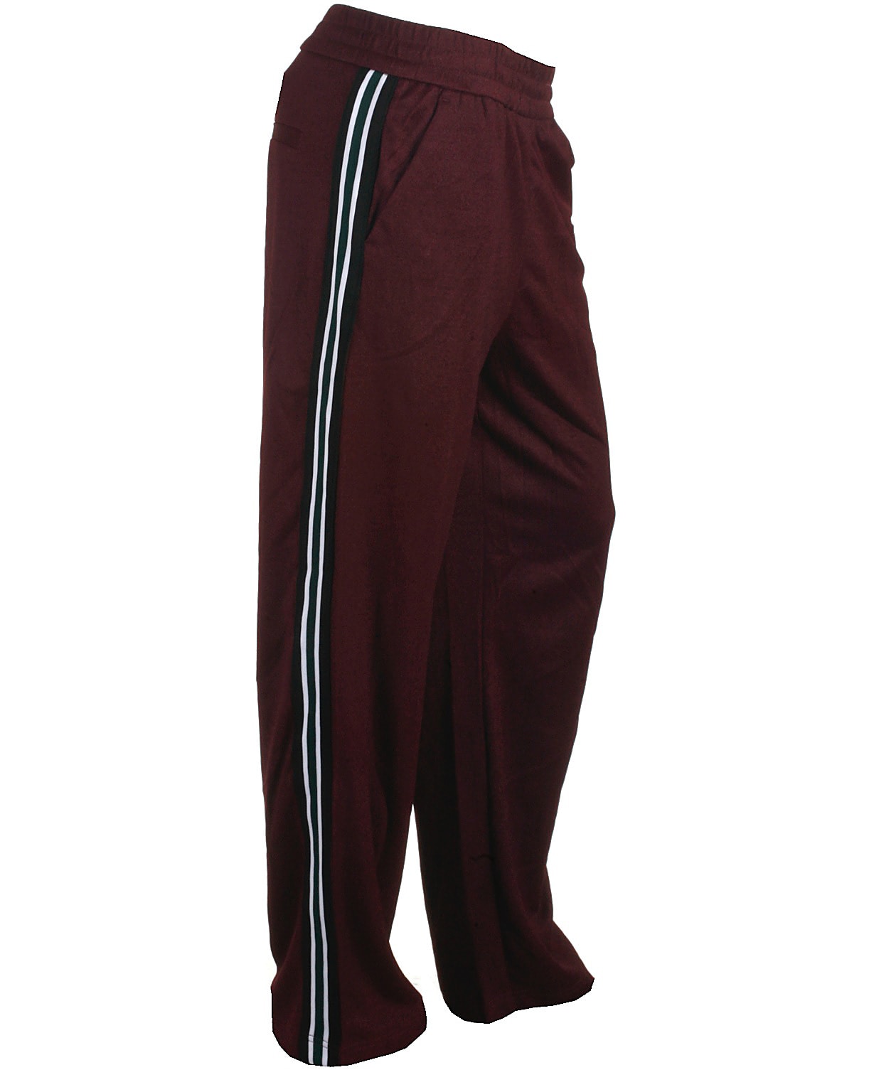 Only loose stripe glitter pant