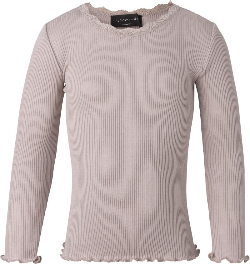 Silk Tshirt Regular ls w/ Lace Rosemunde