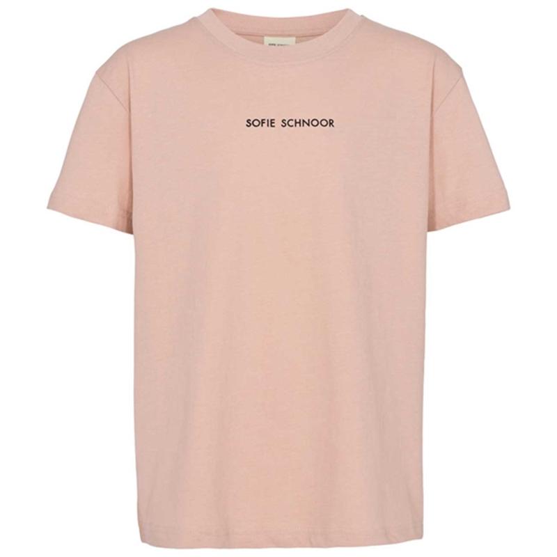 Sofie Schnoor Light Rose Noos T-shirt - Str. 12 år/152 Sofie Schnoor