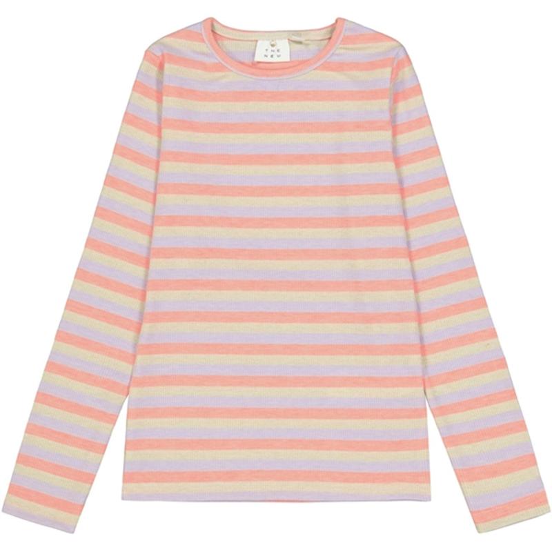 The New Lavender Herb Fridan Rib Bluse - Str. 13-14 år The New