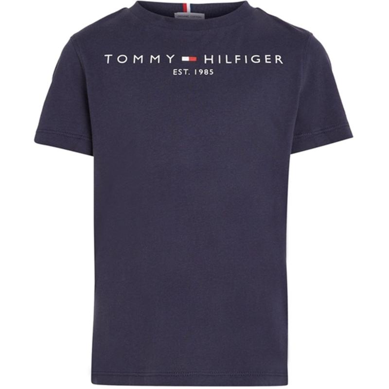 Tommy Hilfiger Essential T-Shirt Twilight Navy - Str. 12 år Tommy Hilfiger