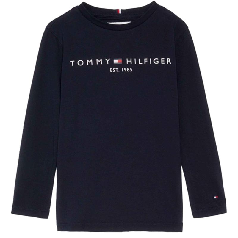 Tommy Hilfiger U Essential Bluse Black - Str. 16 år Tommy Hilfiger