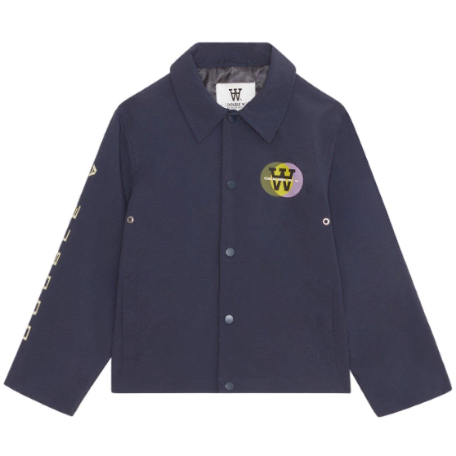 Wood Wood Navy Tommy Eclipse Coach Jakke - Str. 11-12 år Wood Wood