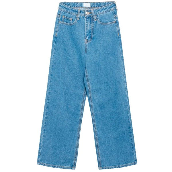 GRUNT Authentic Blue Wide Leg Jeans - Str. 15 år/28 Grunt