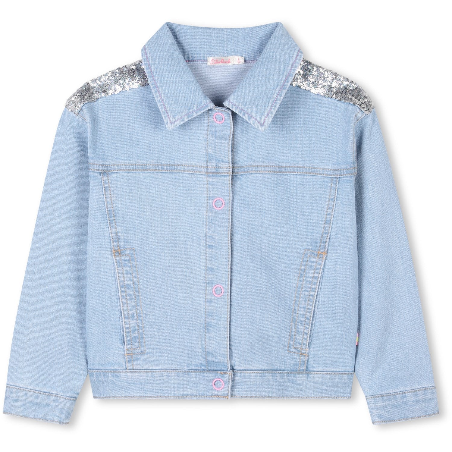 Billieblush Double Stone+Bleach Denim Jakke - Str. 12 år Billieblush