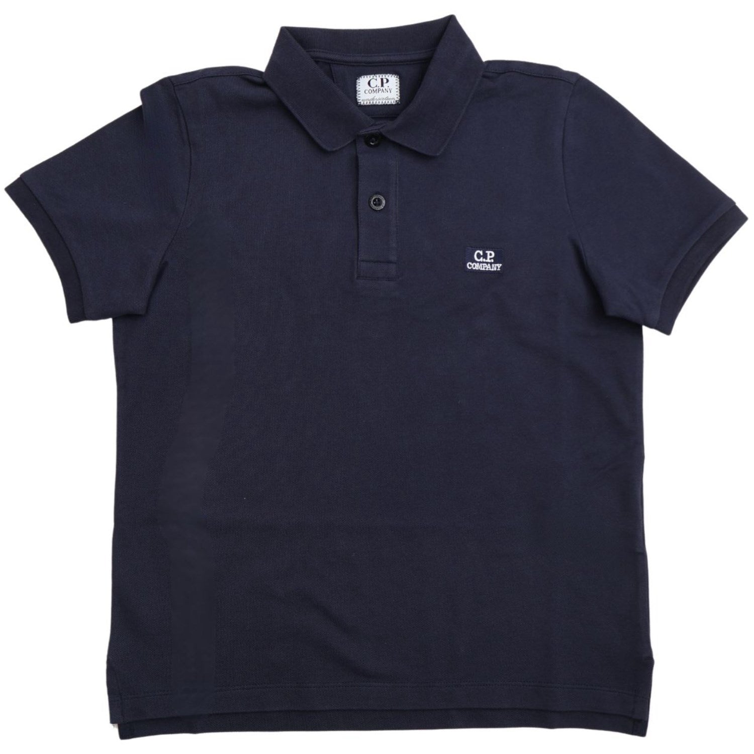 C.P. Company Total Eclipse Blue Polo Skjorte - Str. 12 år C.P. Company