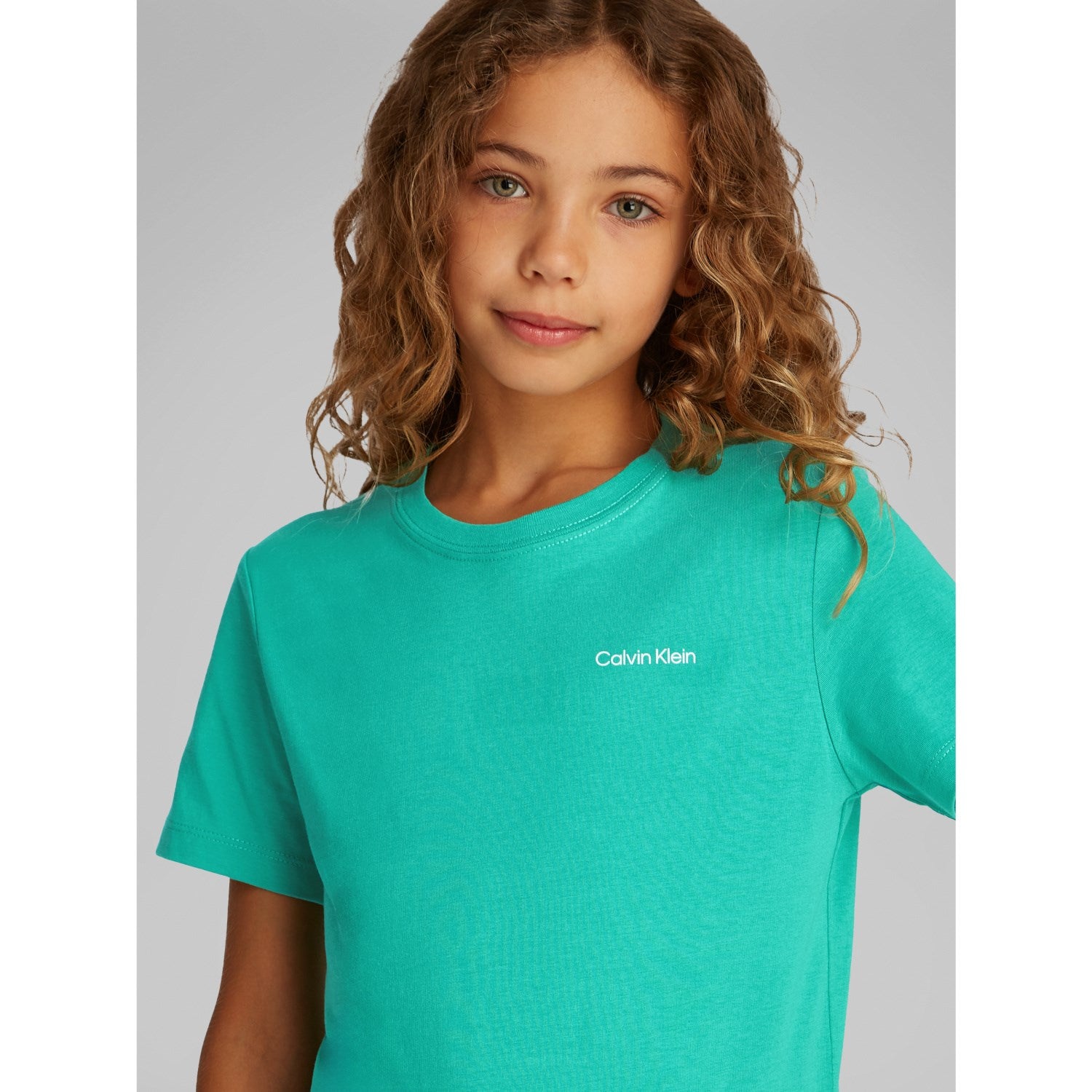 Calvin Klein Bahama Green Chest Inst.Logo Ss T-Skjorte - Str. 12 år Calvin Klein