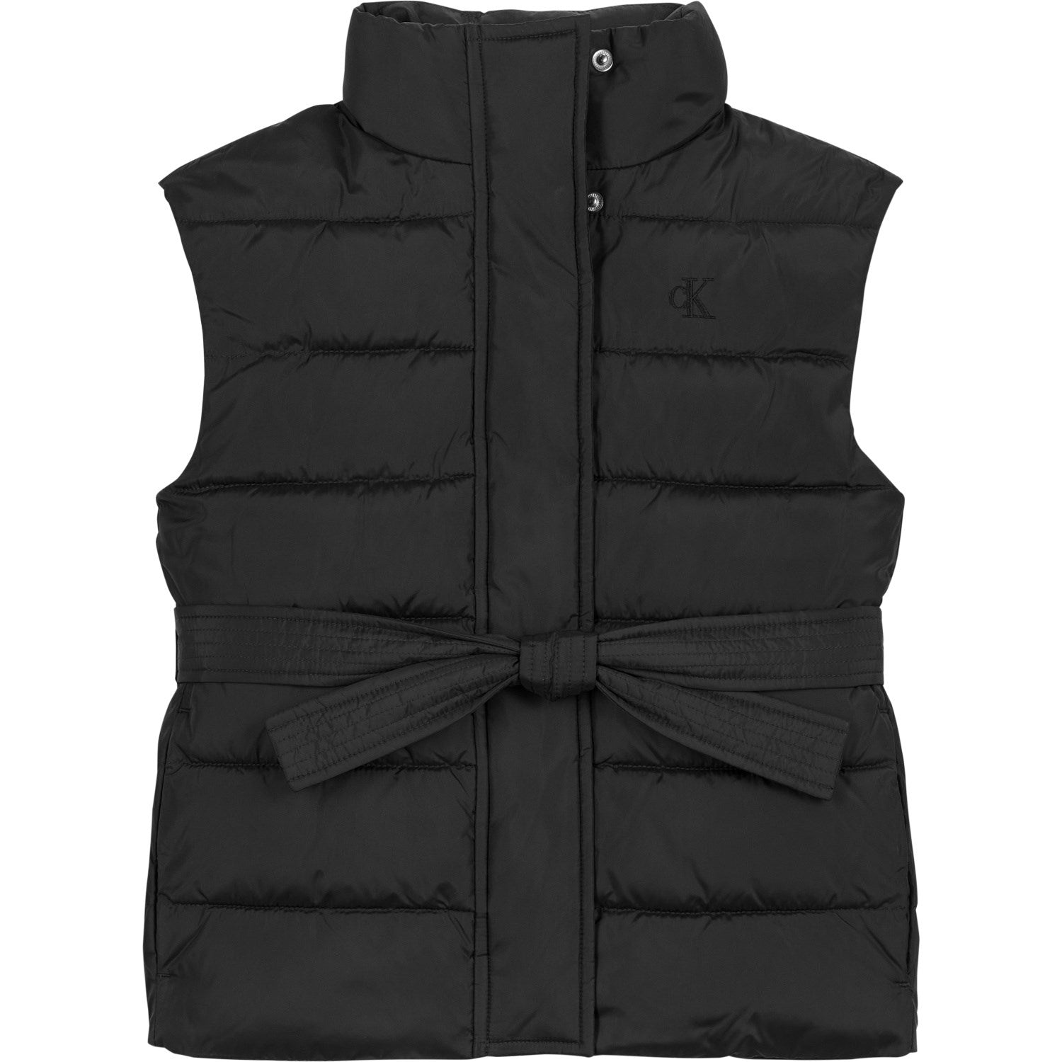 Calvin Klein Ck Black Belted Puffer Vest - Str. 12 år Calvin Klein