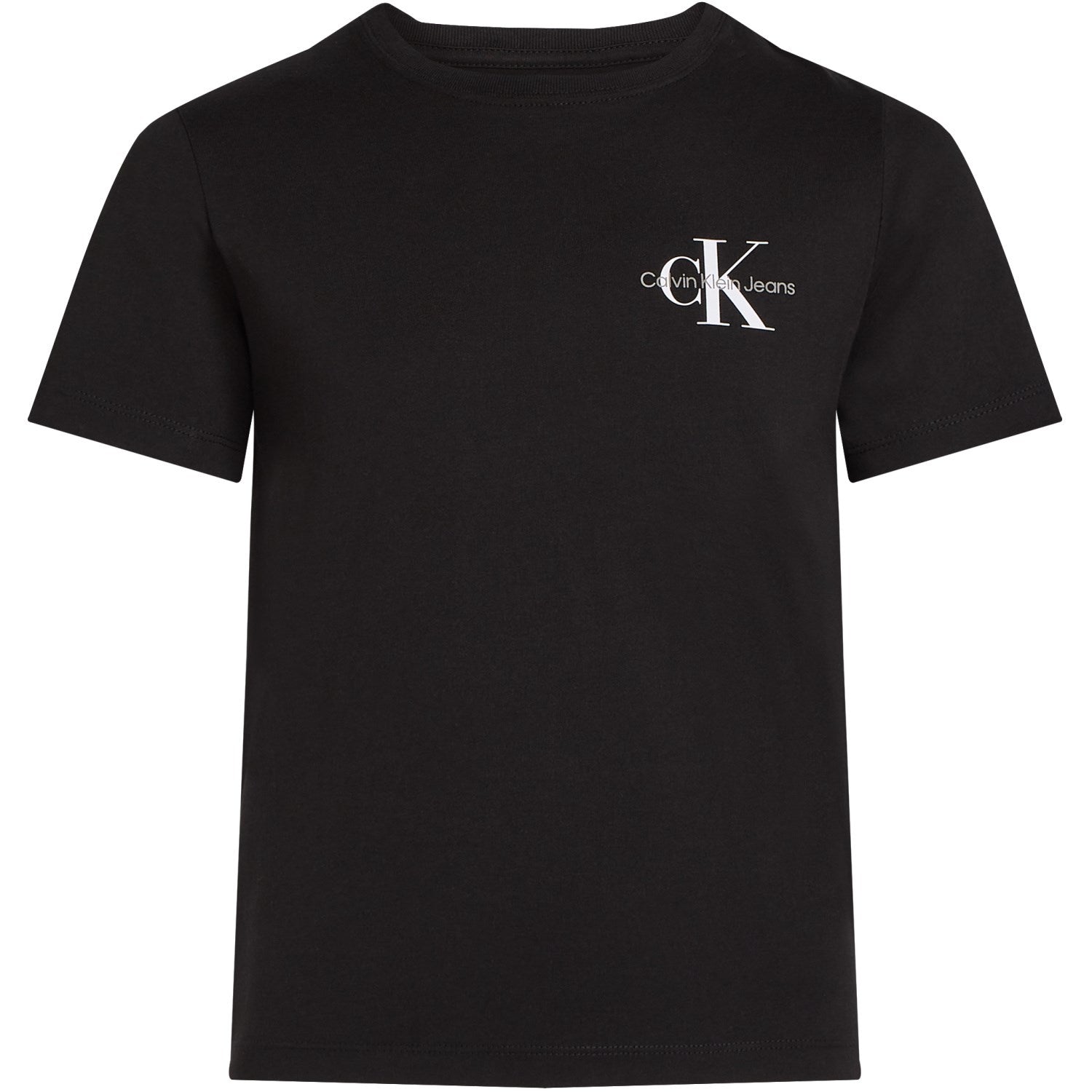 Calvin Klein Ck Black Chest Monologo Ss T-Skjorte - Str. 12 år Calvin Klein