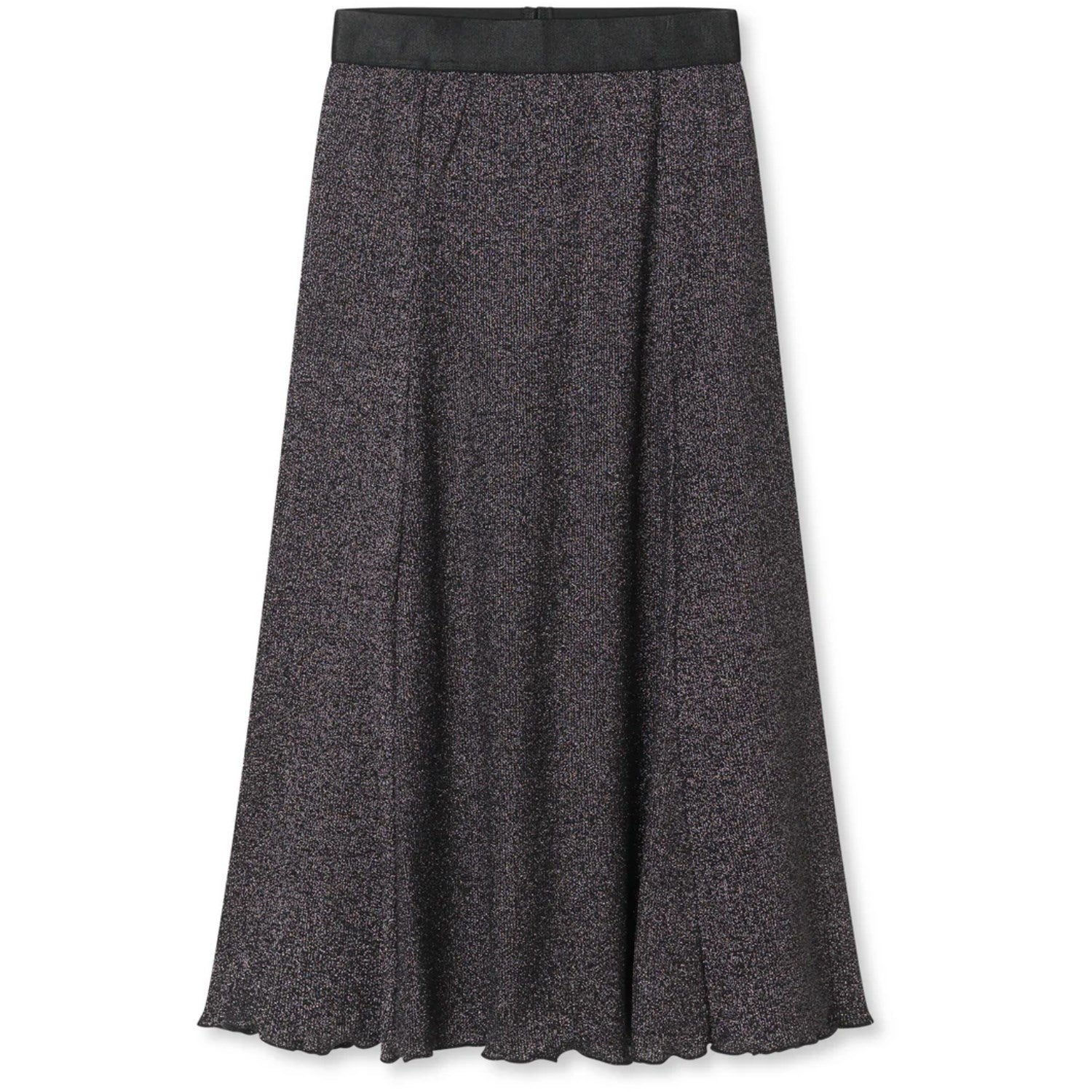 Mads Nørgaard Gun Metal 2X2 Lurex Salina Nederdel - Str. 12 år Mads Nørgaard