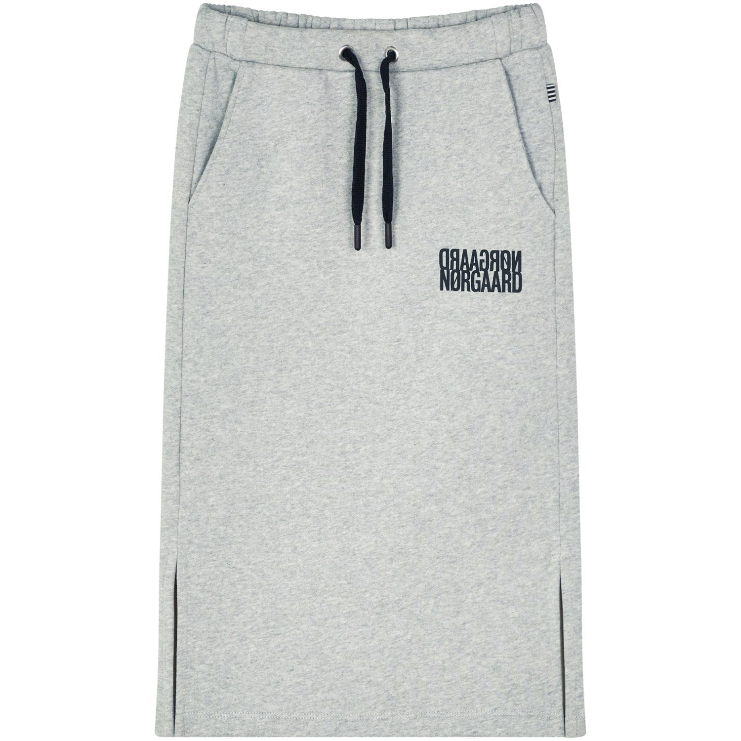 Mads Nørgaard Light Grey Melange Organic Sweat Sheila Nederdel - Str. 14 år Mads Nørgaard