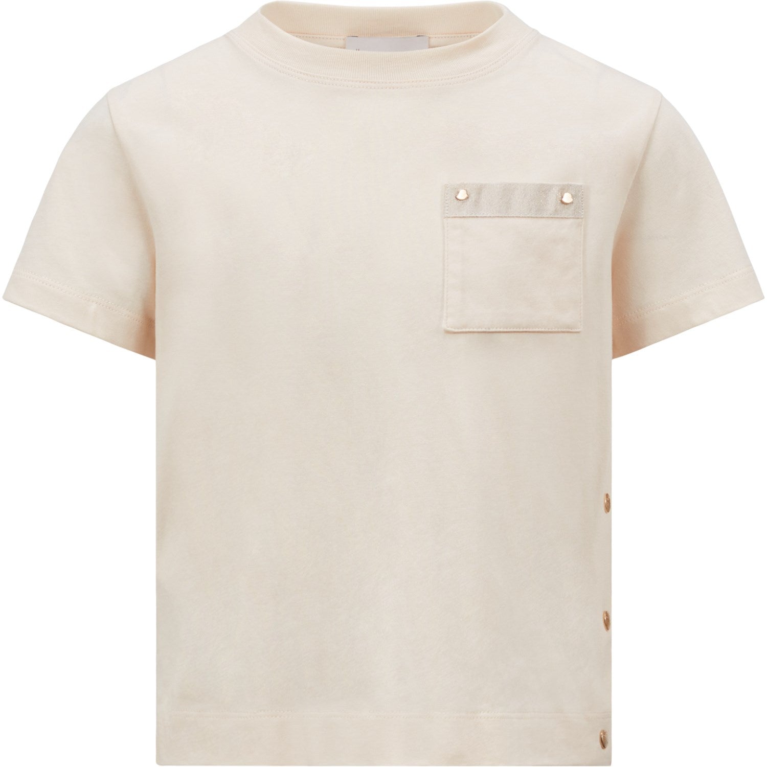Moncler Cream T-shirt - Str. 12 år Moncler