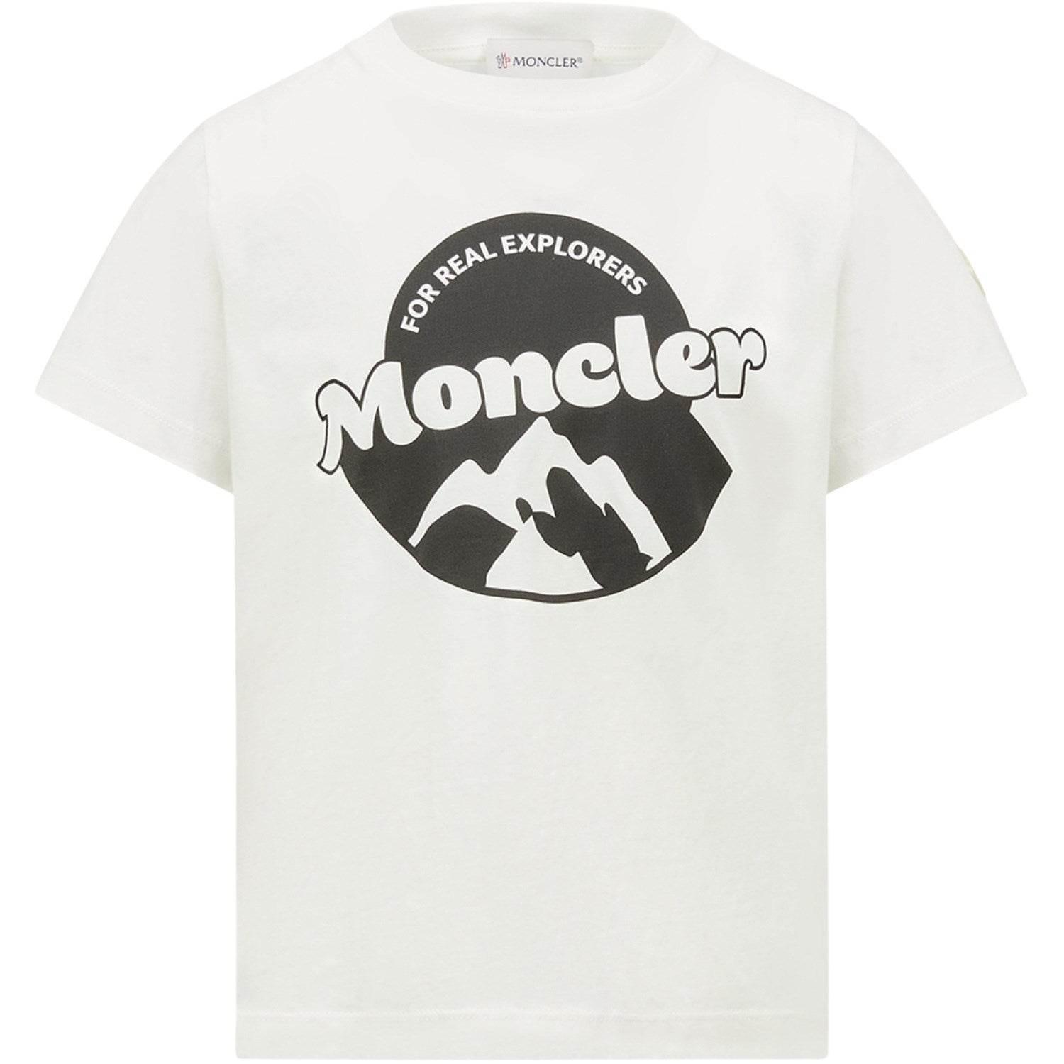Moncler Natural T-shirt - Str. 12 år Moncler