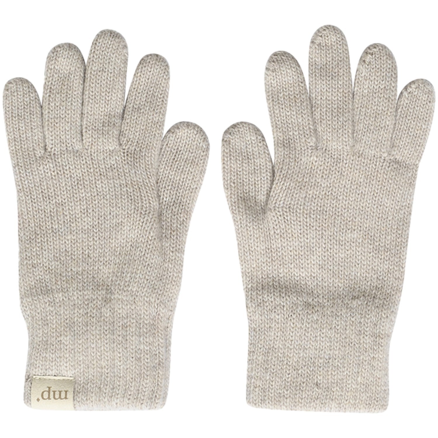 Mp Danmark Beige Melange Helsinki Handsker - Str. 7-11 år Mp Danmark