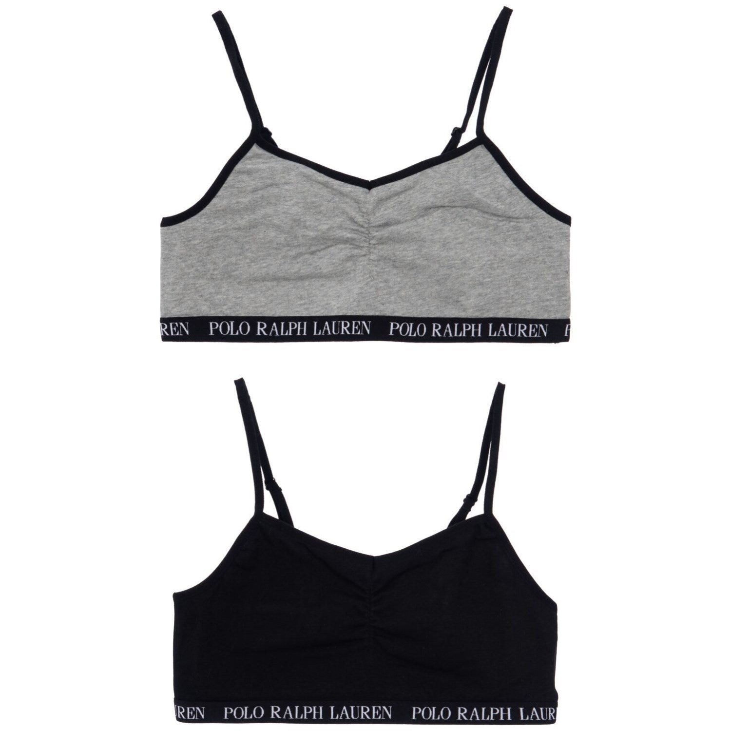 Polo Ralph Lauren Polo Black Solid 2 Pack Bralettes - Str. XL/14-16 år Polo Ralph Lauren