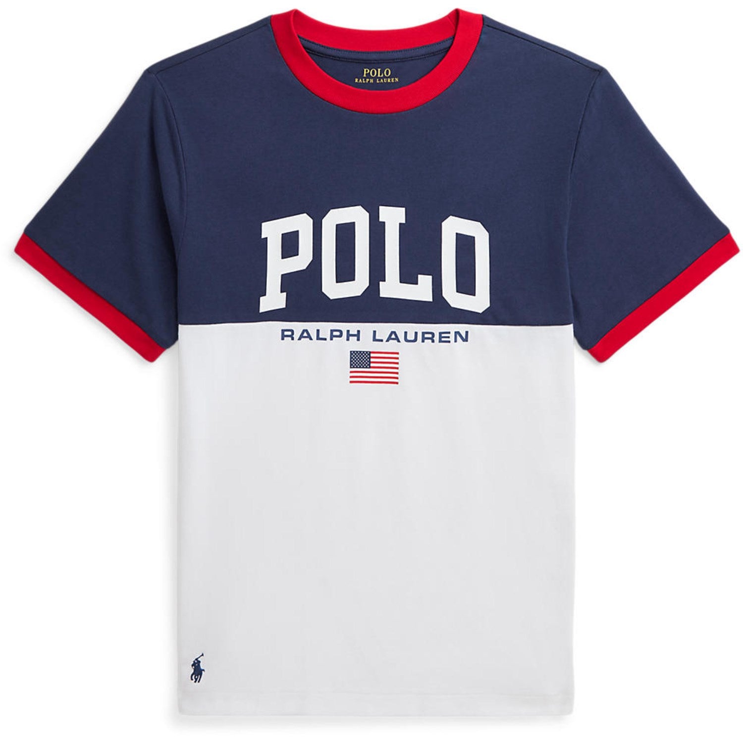 Polo Ralph Lauren White T-Shirt - Str. M/10-12 år Polo Ralph Lauren