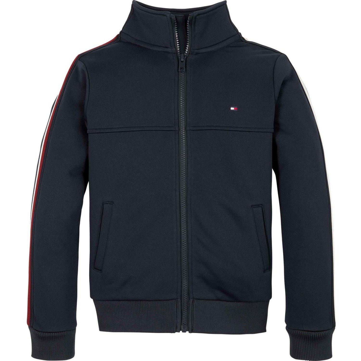 Tommy Hilfiger Desert Sky Global Stripe Reg Cardigan - Str. 14 år Tommy Hilfiger