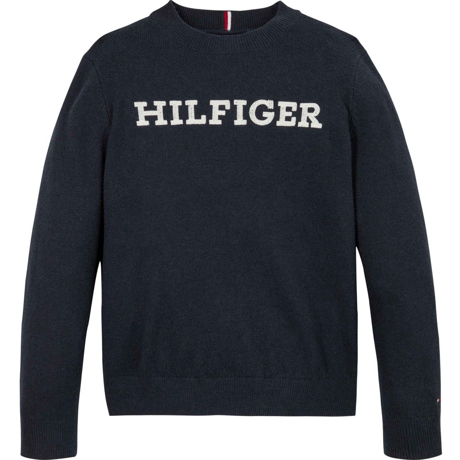 Tommy Hilfiger Desert Sky Monotype Regular Sweater - Str. 12 år Tommy Hilfiger
