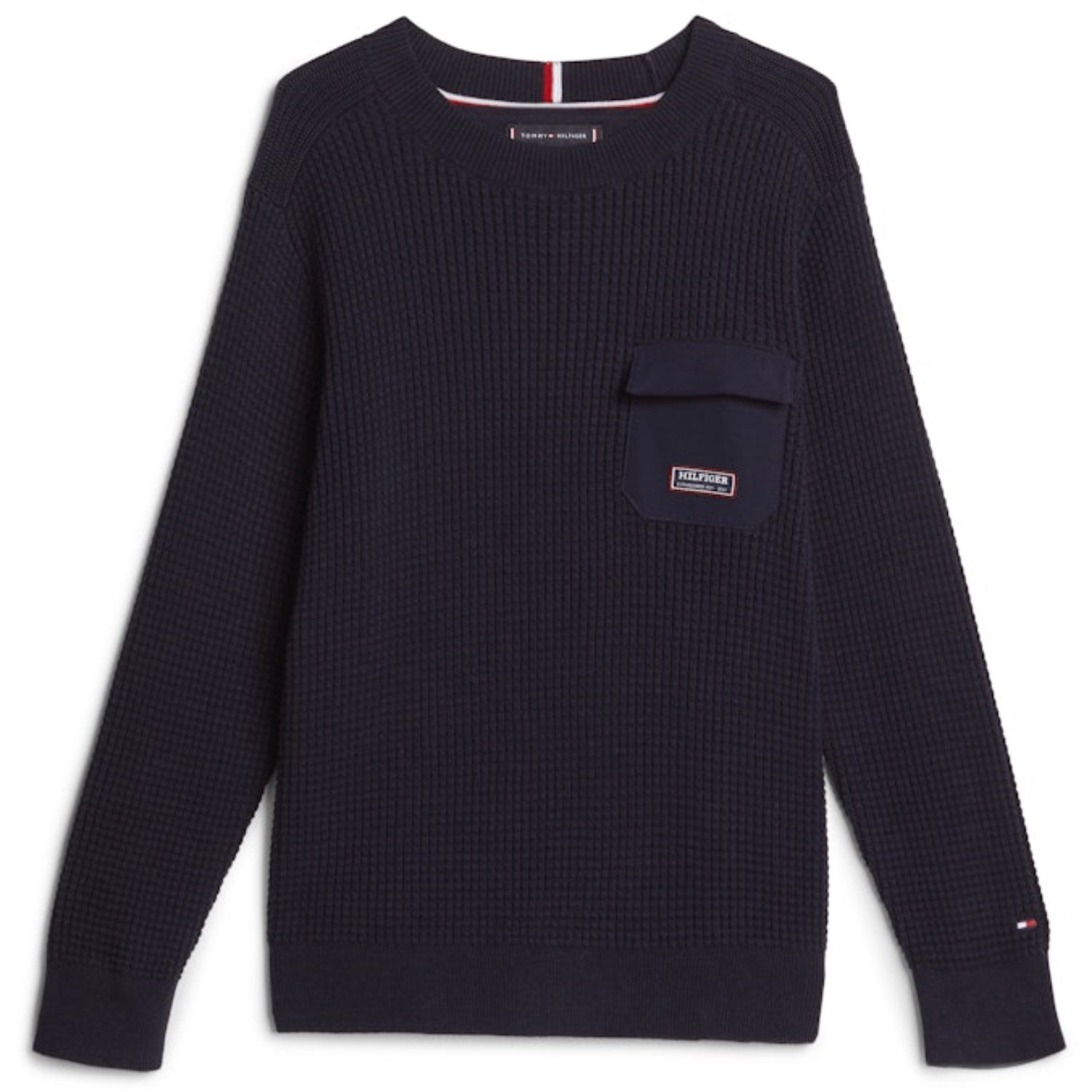 Tommy Hilfiger Desert Sky Utility Sweater - Str. 14 år Tommy Hilfiger